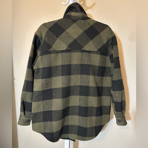 RDI Green/Black Flannel Shirt Shacket - Picture 3 of 7